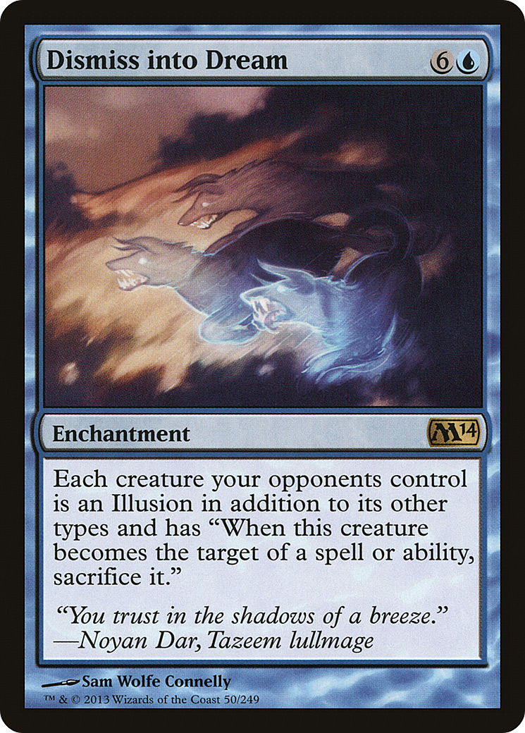 Dismiss into Dream (M14-050) - Magic 2014 Foil