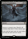Kindred Dominance (CMM-169) - Commander Masters Foil