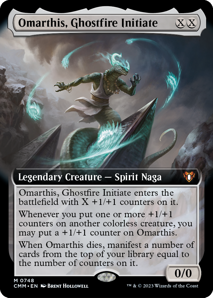 Omarthis, Ghostfire Initiate (Extended Art) (CMM-748) - Commander Masters: (Extended Art)