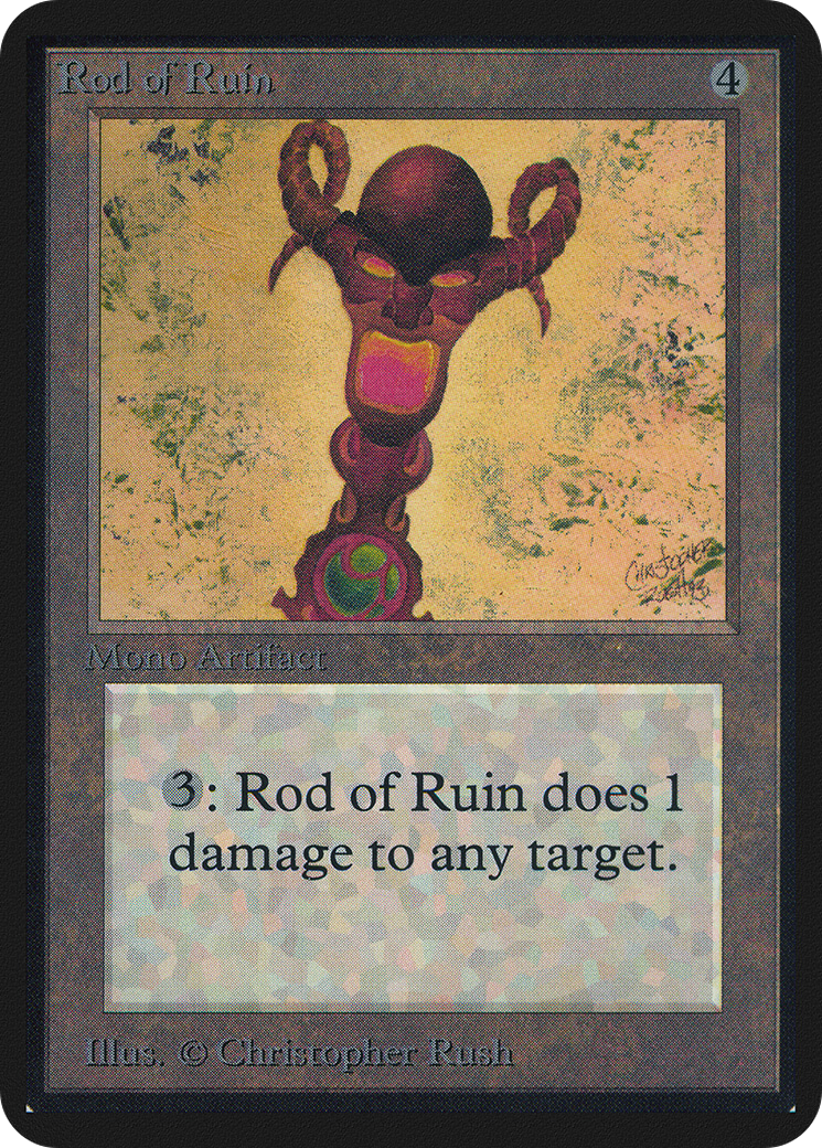 Rod of Ruin (LEA-) - Limited Edition Alpha