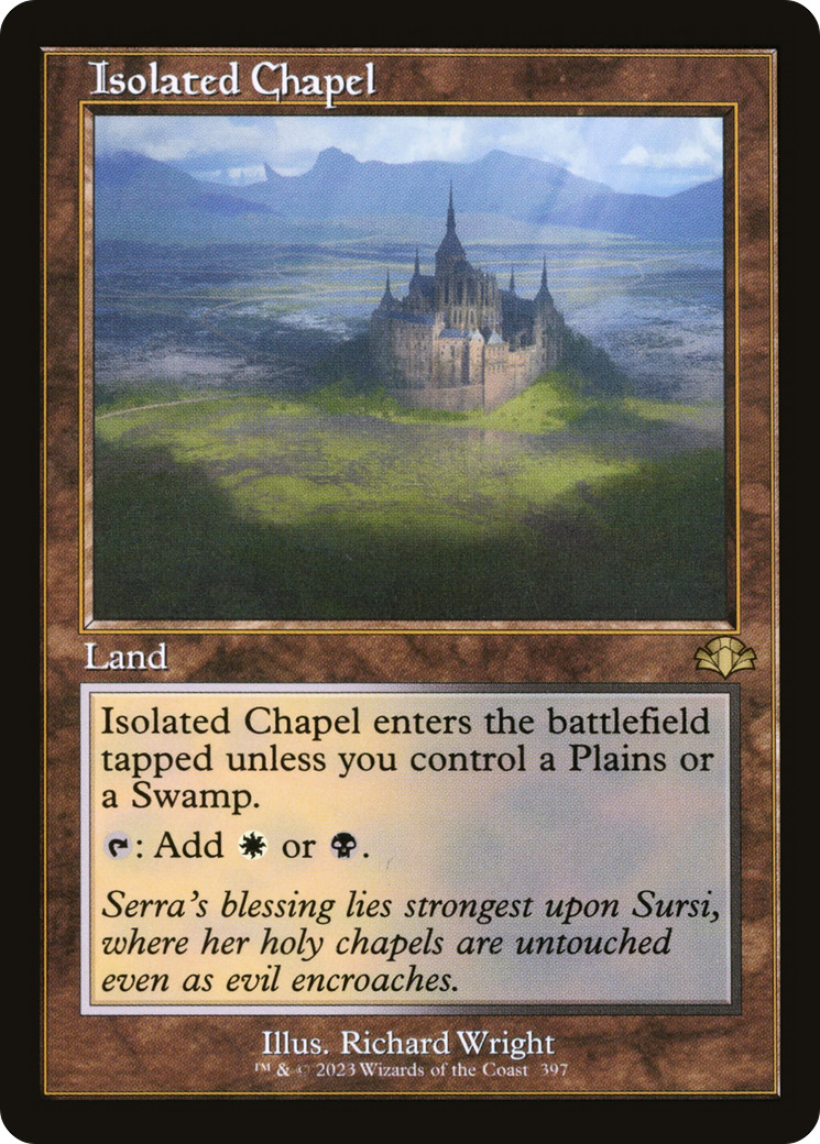 Isolated Chapel (Retro Frame) (DMR-397) - Dominaria Remastered Foil