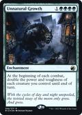 Unnatural Growth (PRE-206S) - Innistrad: Midnight Hunt Promos Foil