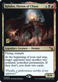 Rakdos, Patron of Chaos (PRE-224) - Murders at Karlov Manor Promos Foil