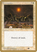 Armageddon - 1996 Preston Poulter (4ED) (SB) (WCD-) - Pro Tour Collector Set