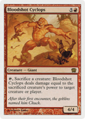 Bloodshot Cyclops (8ED-179) - 8th Edition Foil