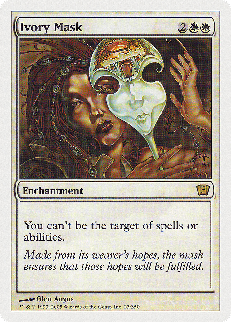 Ivory Mask (9ED-023) - 9th Edition Foil