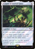 Sceptre of Eternal Glory (Surge Foil) (40K-166) - Warhammer 40,000 Commander Foil