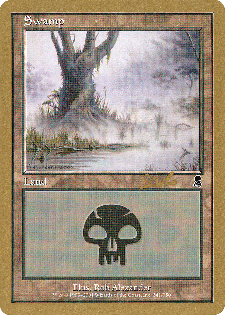 Swamp (341) - 2002 Carlos Romao (ODY) (WCD-) - World Championship Decks 2002
