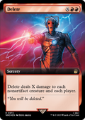 Delete (Extended Art) (Surge Foil) (WHO-972) - Doctor Who: (Extended Art) Foil