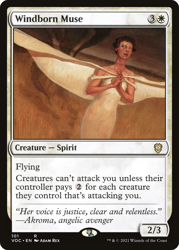 Windborn Muse (VOC-101) - Crimson Vow Commander