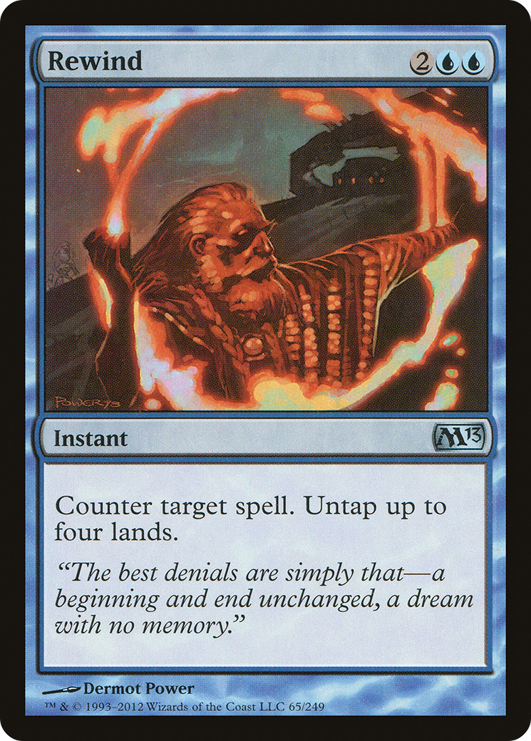 Rewind (M13-065) - Magic 2013 Foil