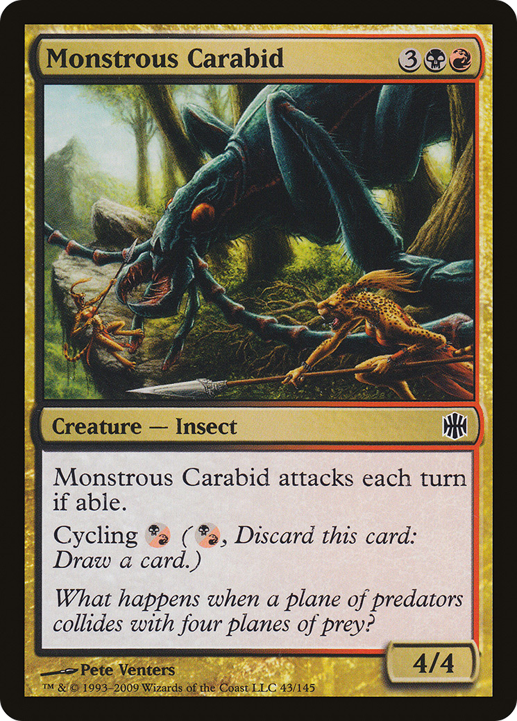 Monstrous Carabid (ARB-043) - Alara Reborn Foil