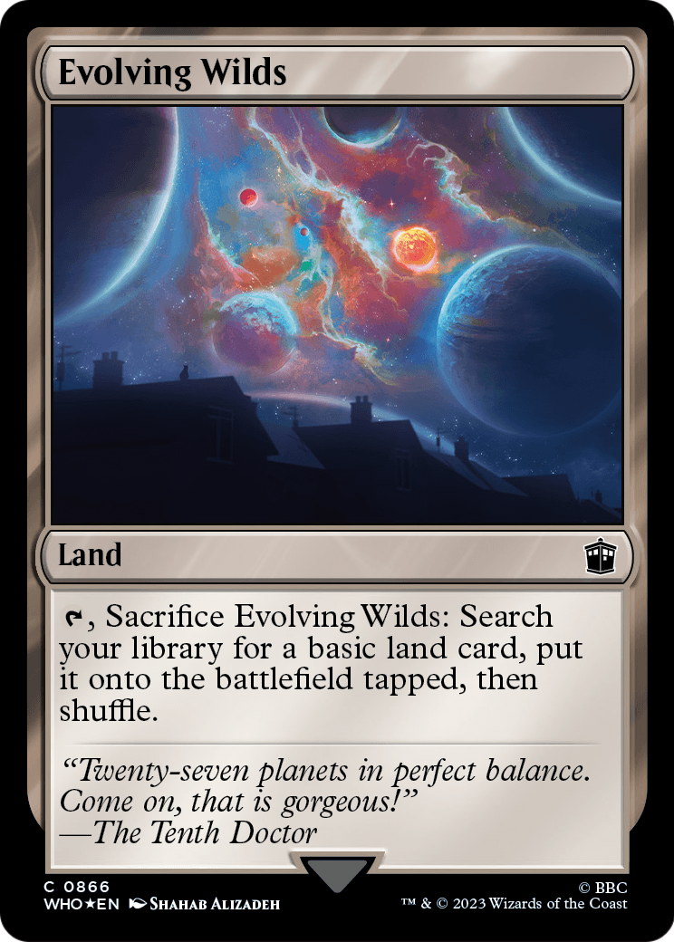 Evolving Wilds (Surge Foil) (WHO-866) - Doctor Who Foil