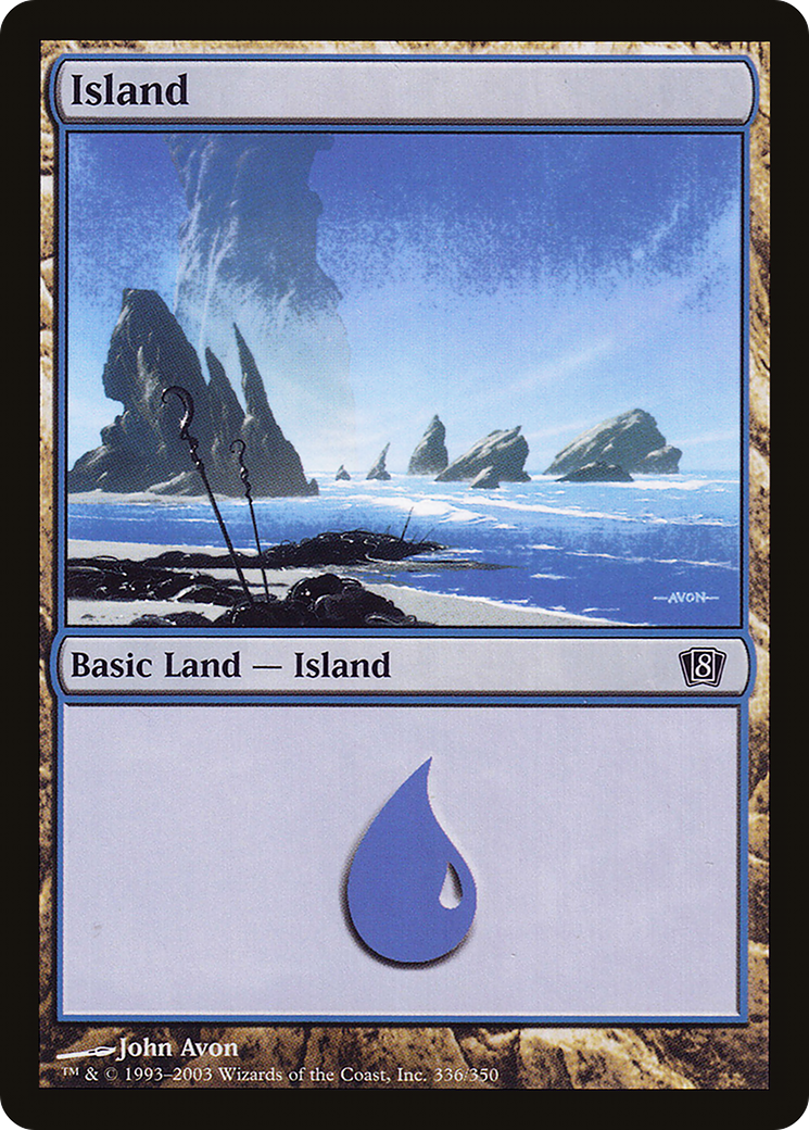 Island (336) (8ED-336) - 8th Edition