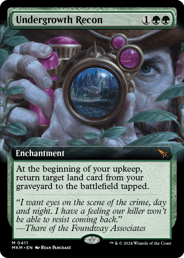 Undergrowth Recon (Extended Art) (MKM-411) - Murders at Karlov Manor: (Extended Art)