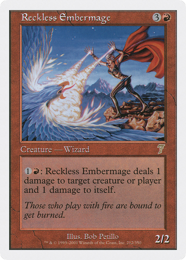 Reckless Embermage (7ED-212) - 7th Edition