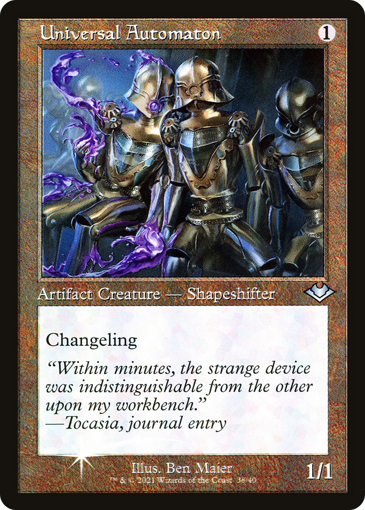Universal Automaton (Retro Frame) (MH1-038) - Modern Horizons 1 Timeshifts Foil