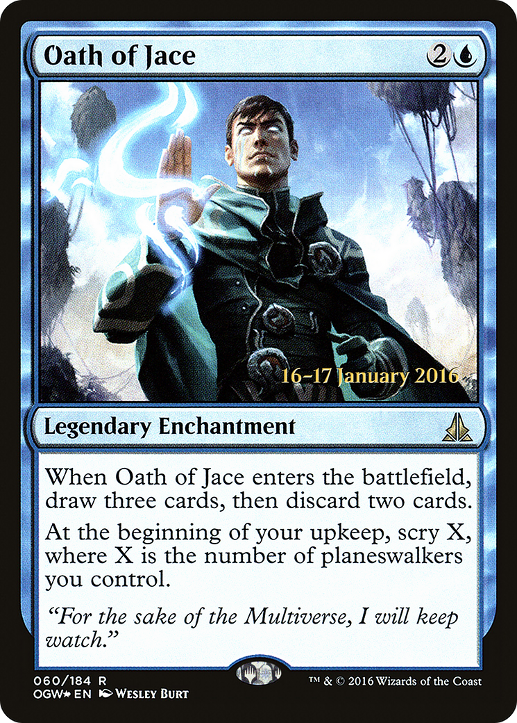 Oath of Jace (PRE-60S) - Oath of the Gatewatch Promos Foil