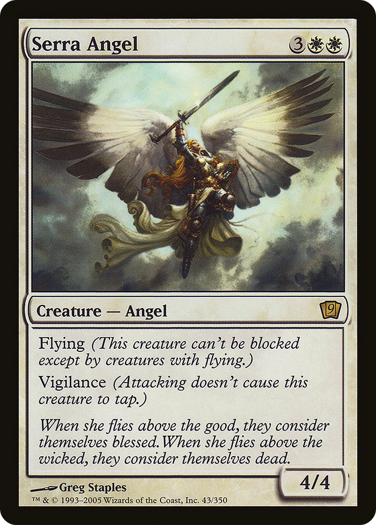 Serra Angel (9ED-) - 9th Edition