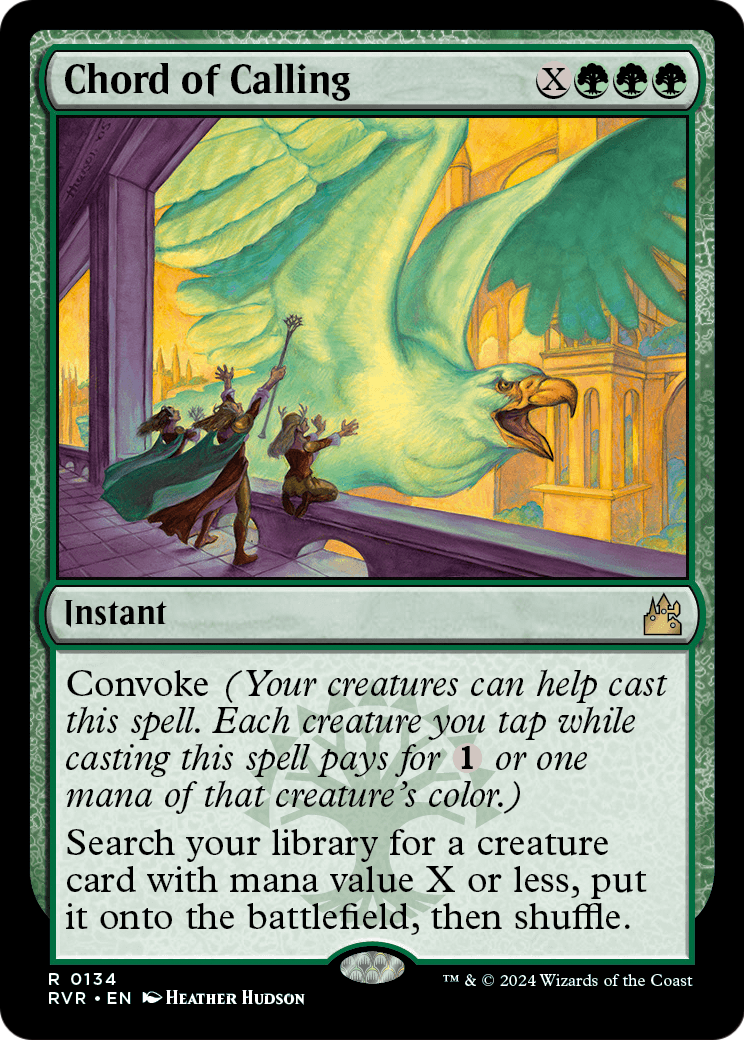 Chord of Calling (RVR-134) - Ravnica Remastered Foil