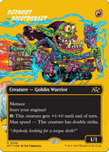 Burnout Bashtronaut (Borderless) (First-Place Foil) (DFT-539) - Aetherdrift Foil