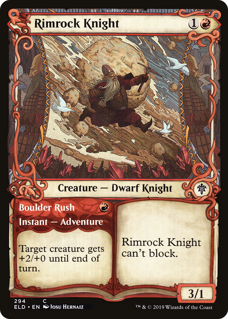 Rimrock Knight (Showcase) (ELD-294) - Throne of Eldraine: (Showcase)