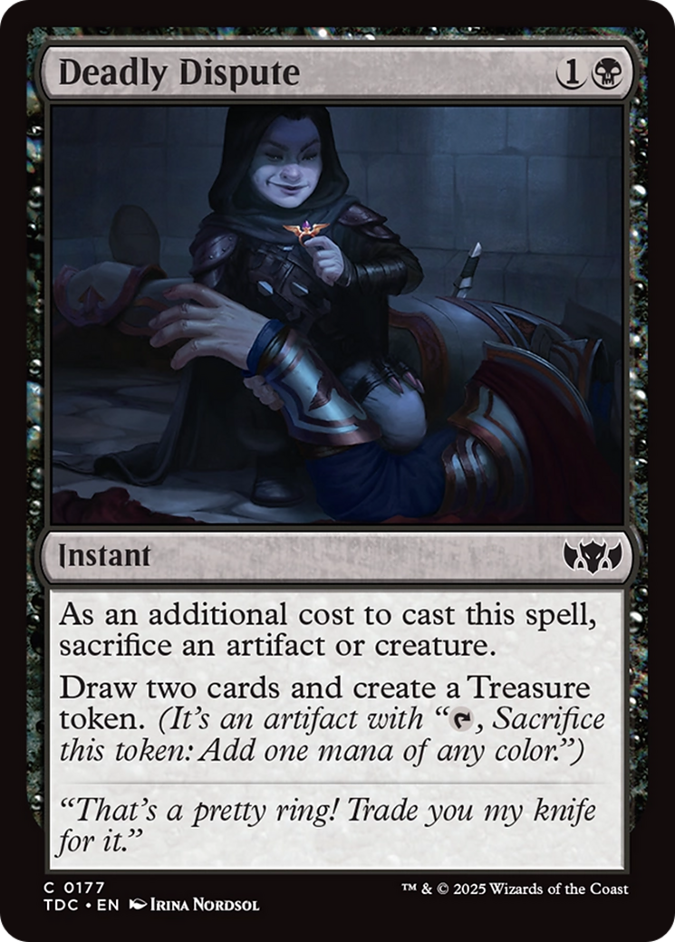 Deadly Dispute (TDC-177) - Commander: Tarkir: Dragonstorm