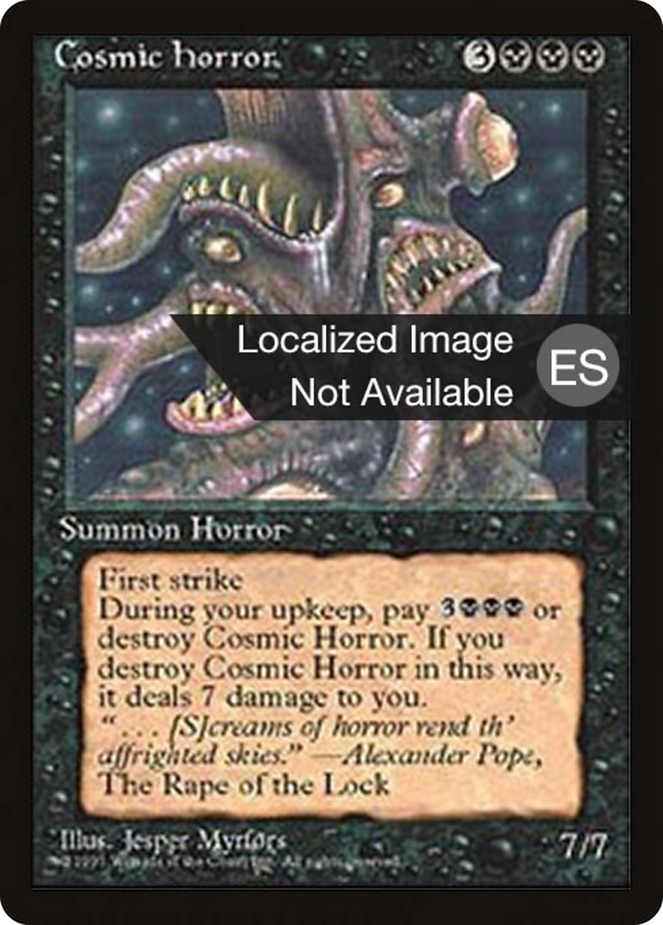 Cosmic Horror (4BB-) - Fourth Edition Foreign Black Border
