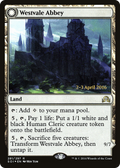 Westvale Abbey (PRE-281S) - Shadows over Innistrad Promos: (Double Faced Transform) Foil