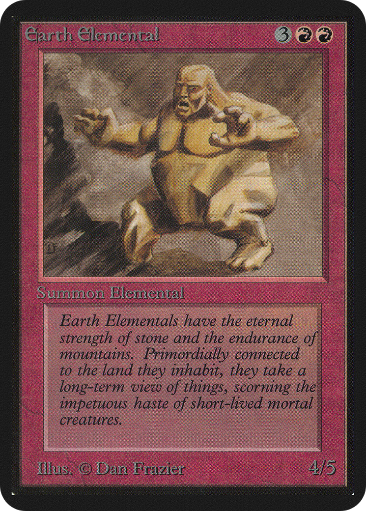 Earth Elemental (LEA-) - Limited Edition Alpha