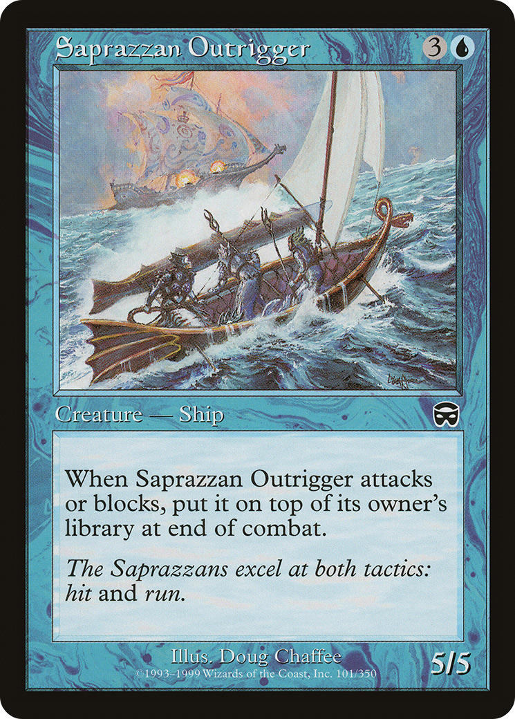 Saprazzan Outrigger (MMQ-101) - Mercadian Masques