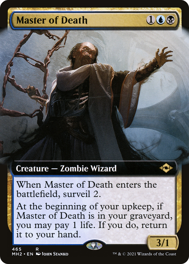 Master of Death (Extended Art) (MH2-465) - Modern Horizons 2: (Extended Art) Foil