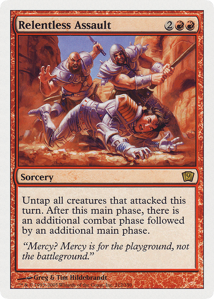 Relentless Assault (9ED-212) - 9th Edition