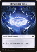 Replicated Ring Token (KHM-018) - Kaldheim Tokens: (snow)