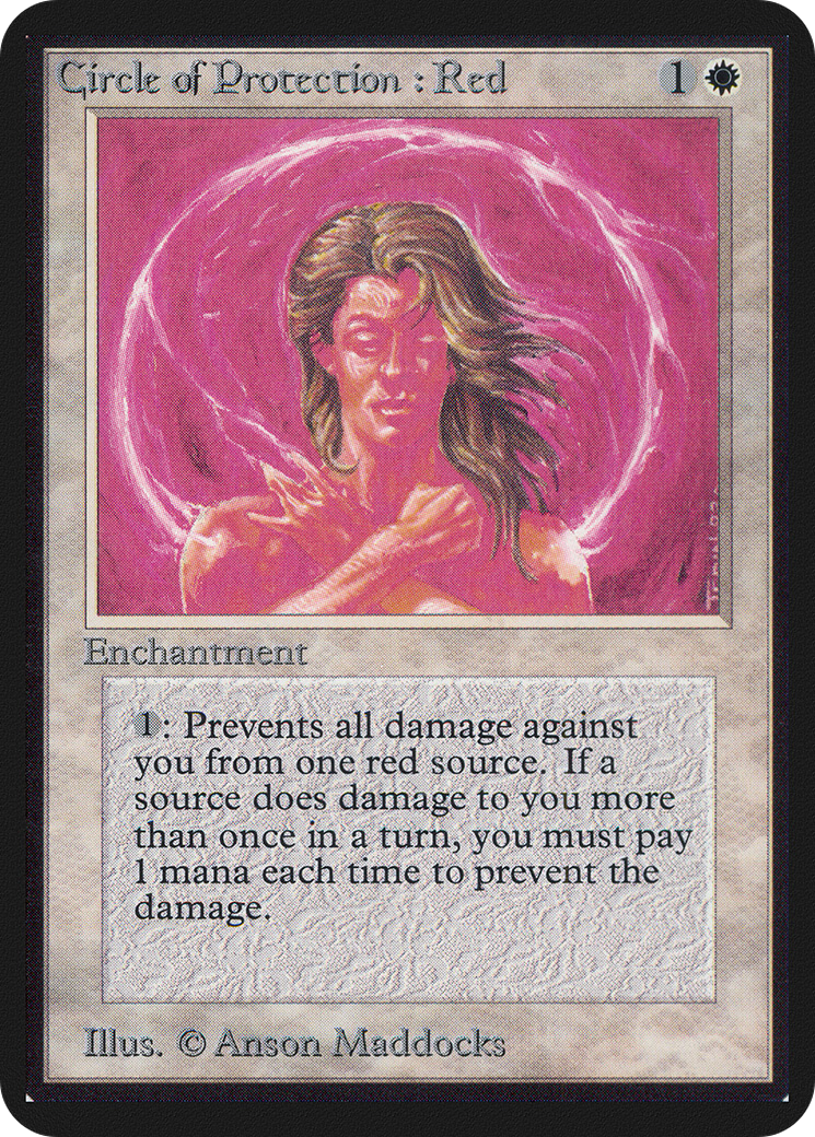 Circle of Protection: Red (LEA-) - Limited Edition Alpha
