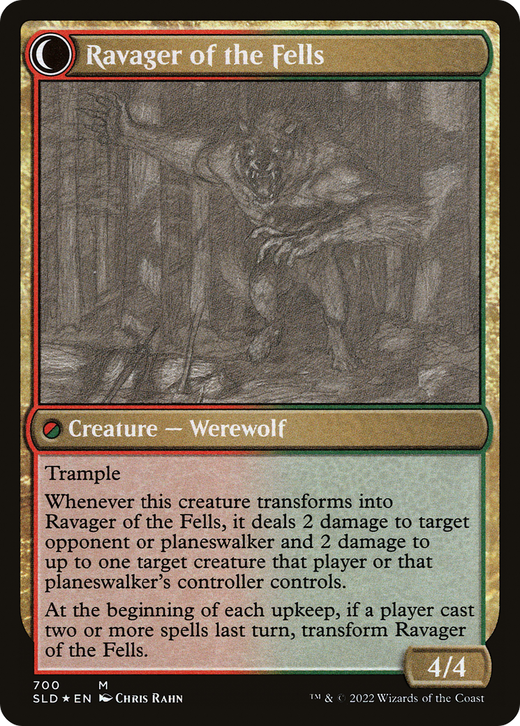 Huntmaster of the Fells (Sketch Showcase) (SLD-700) - Secret Lair Drop Foil