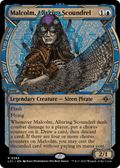 Malcolm, Alluring Scoundrel (Showcase) (LCI-293) - The Lost Caverns of Ixalan: (Showcase) Foil