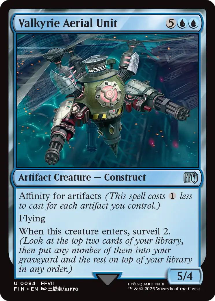Valkyrie Aerial Unit (FIN-084) - FINAL FANTASY Foil
