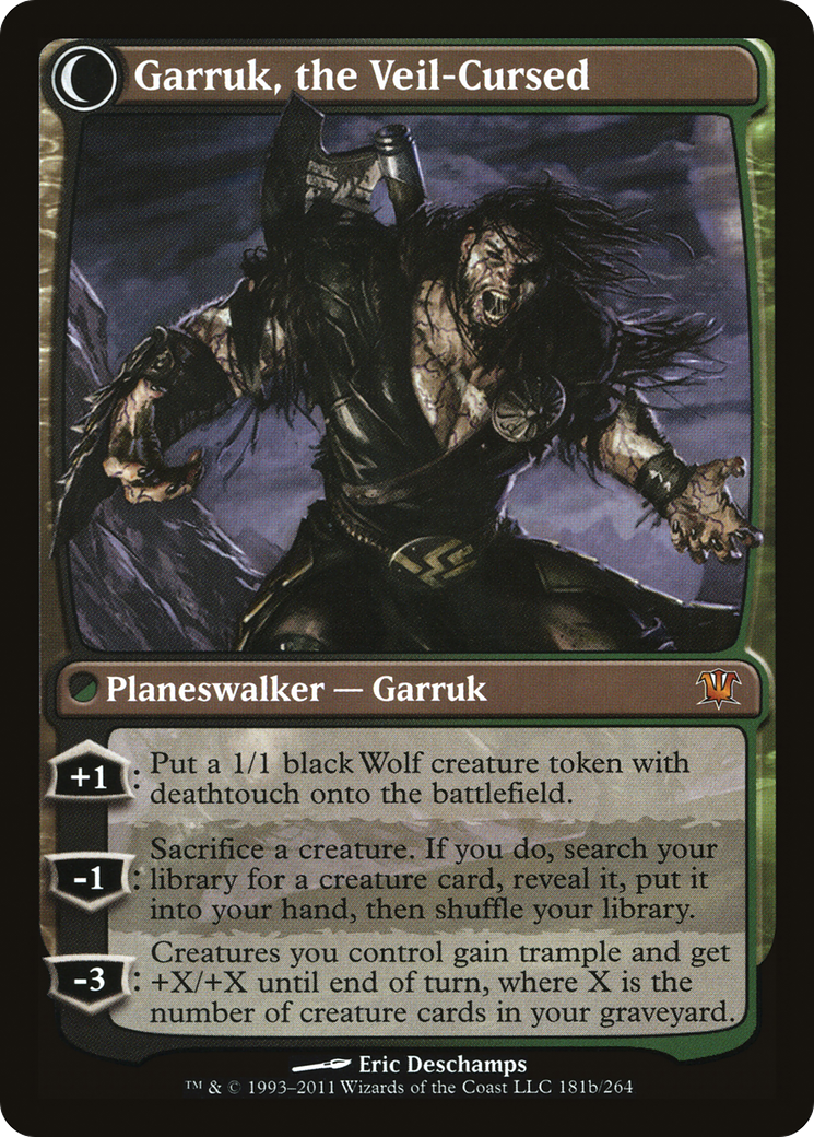 Garruk Relentless (ISD-181) - Innistrad: (Double Faced Transform) Foil