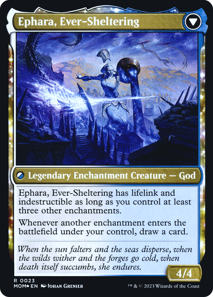 Invasion of Theros (PRE-023) - March of the Machine Promos: (enchantment) Foil