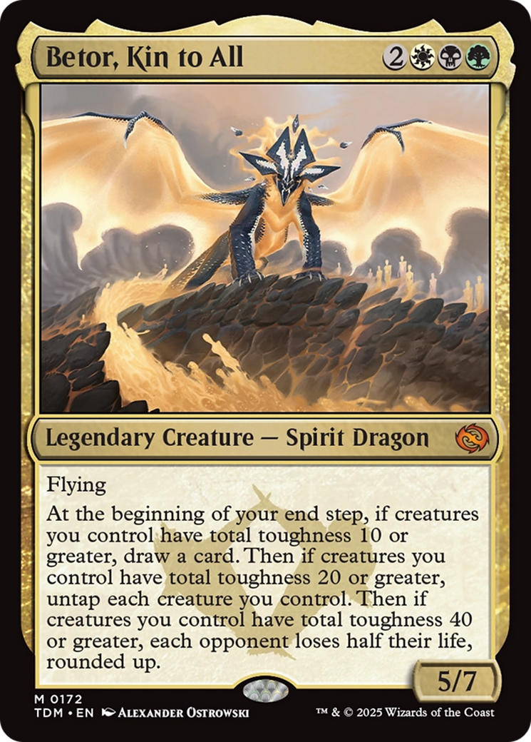 Betor, Kin to All (TDM-172) - Tarkir: Dragonstorm