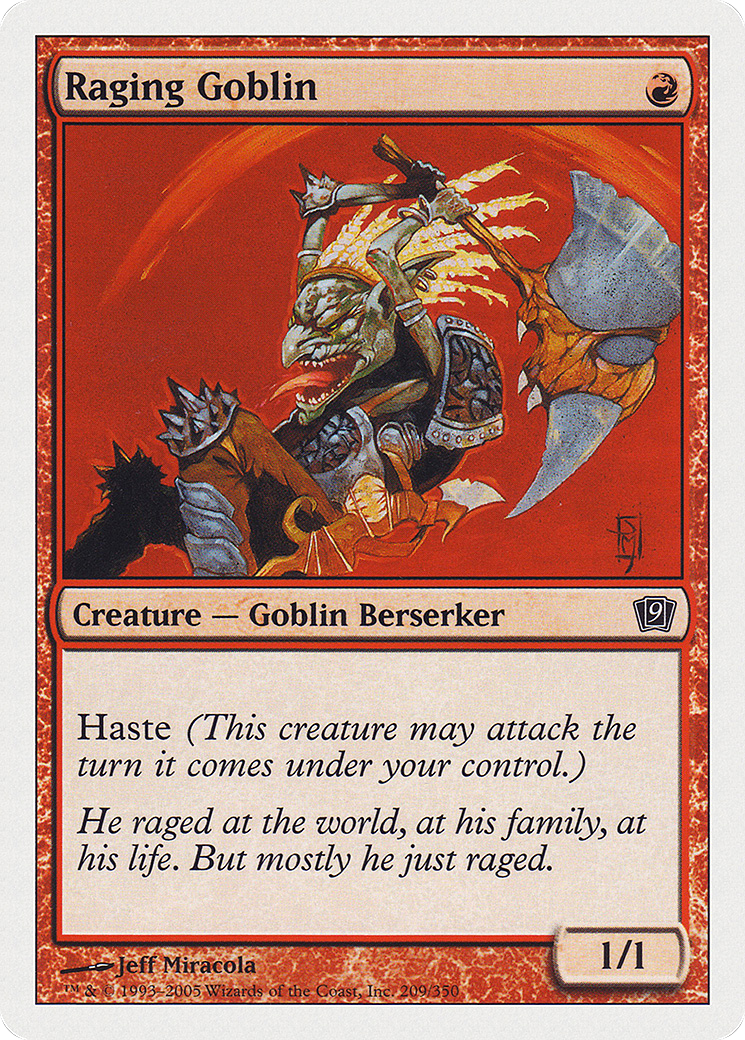 Raging Goblin (9ED-) - 9th Edition Foil