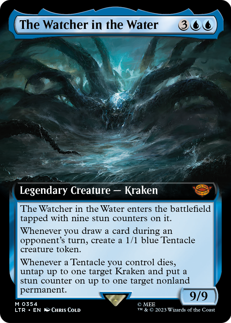 The Watcher in the Water (Extended Art) (LTR-354) - The Lord of the Rings: Tales of Middle-earth: (Extended Art)