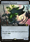 Perennial Behemoth (Extended Art) (BRO-350) - The Brothers' War: (Extended Art) Foil