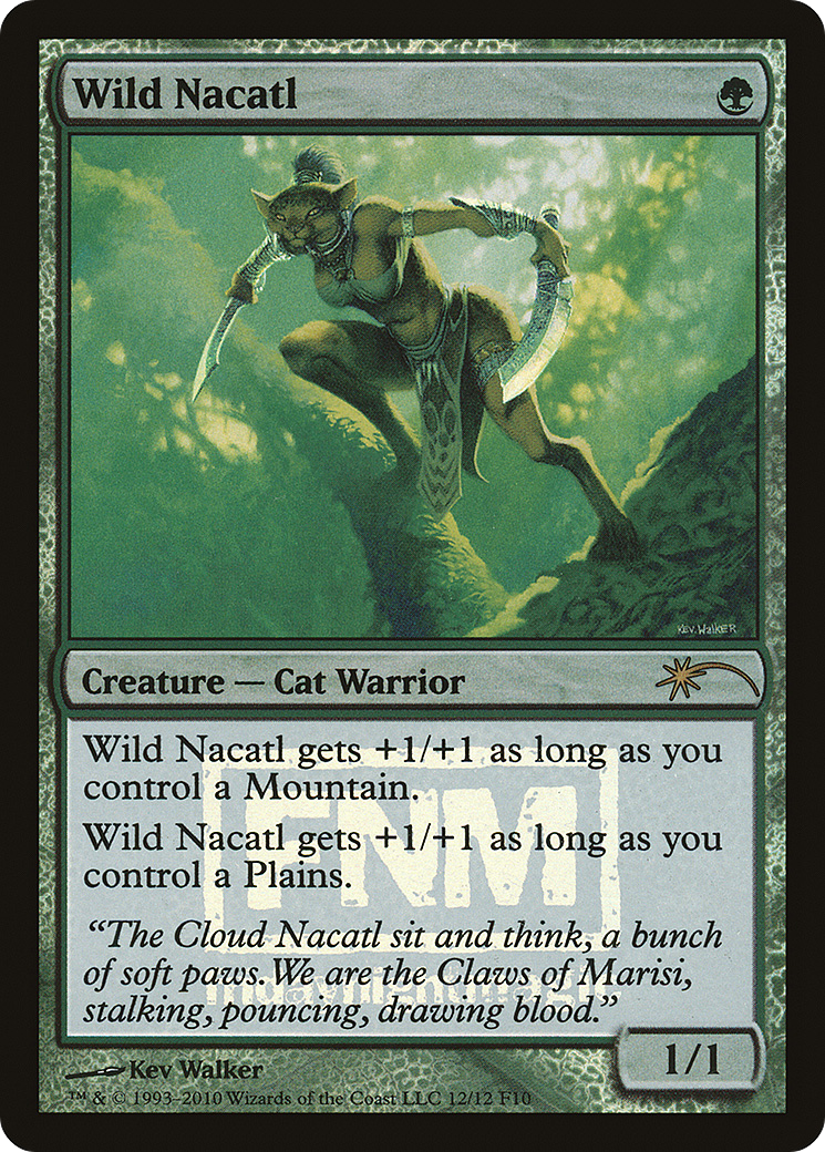Wild Nacatl (FNM-012) - Friday Night Magic 2010 Foil