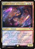Exalted Flamer of Tzeentch (Surge Foil) (40K-119) - Warhammer 40,000 Commander Foil