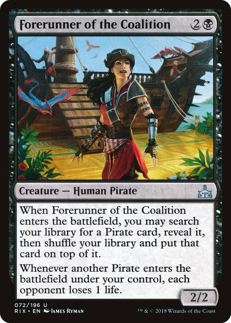 Forerunner of the Coalition (RIX-072) - Rivals of Ixalan Foil