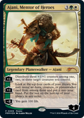 Ajani, Mentor of Heroes (Deluxe Commander Kit) (UMP-009) - Media and Collaboration Promos Foil