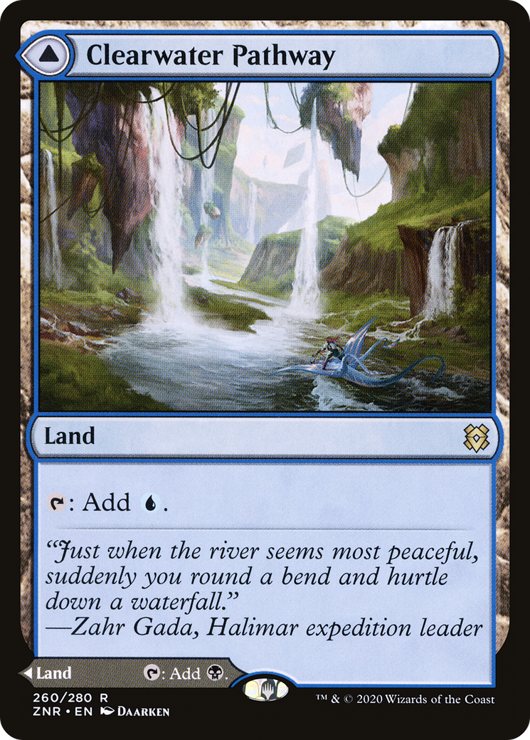 Clearwater Pathway (ZNR-260) - Zendikar Rising Foil