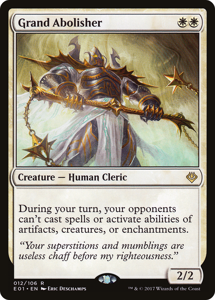 Grand Abolisher (AC2-012) - Archenemy: Nicol Bolas